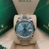 Super Clone Rolex Day-Date Ice blue Dial 228236 40 mm — case and bezel