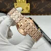 Super Clone Audemars Piguet Royal Oak Frosted Gold Double Balance Wheel Openworked 15412OR.YG.1224OR.01-B 41mm — view 10
