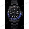 Super Clone Rolex GMT-Master II Black Dial PR18239 — dial close-up