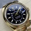 Super Clone Rolex Sky-Dweller Bright black Dial 336938 — bracelet detail