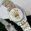 Super Clone Rolex Datejust Olive Green Diamond Dial 278273-0030 31 mm β bracelet detail