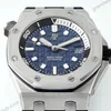 Super Clone Audemars Piguet Royal Oak Offshore Diver 15720ST 42mm Blue Dial — clasp and links
