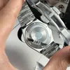 Super Clone IWC 40mm Steel — on leather display