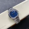 Super Clone Patek Philippe Nautilus 7118/1200A-001 35.2mm Blue Dial Steel — movement / caseback view