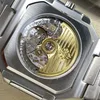 Super Clone Patek Philippe Cubitus 5821/1A-001 45mm Blue Dial — side profile