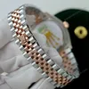 Super Clone Rolex Datejust Slate Roman Diamond Dial 126231-0023 36 mm — case and bezel