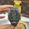 Super Clone Richard Mille RM 65-01 Richard Mille McLaren W1 Split-Seconds Chronograph McLaren W1 — dial close-up