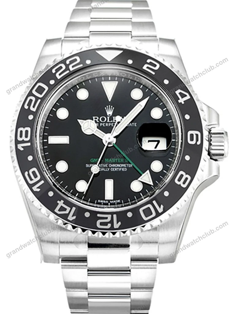 Super Clone Rolex GMT-Master II Black Dial 116710