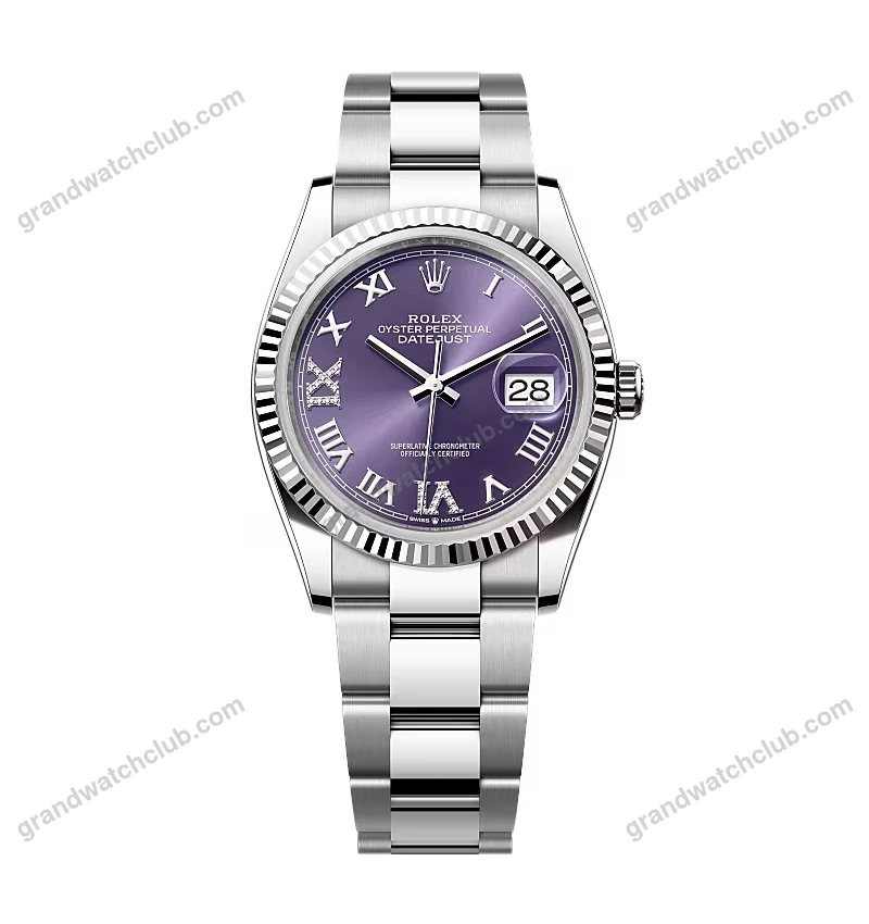 Super Clone Rolex Datejust Purple Dial 126234-0022 36 mm