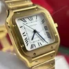 Super Clone Cartier Santos de Cartier WGSA0030 35.1mm – — clasp and links