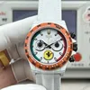 Super Clone Rolex Cosmograph Daytona DIW Ferrari White Carbon Orange Bezel 116500LN – Swiss SuperClone - photo 9