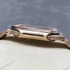 Super Clone Patek Philippe Cubitus 5821/1AR-001 45mm Chocolate Dial Rose Gold — case and bezel