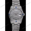 Super Clone Rolex Day-Date Diamond Dial 621613 37 mm — case and bezel