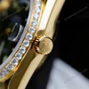 Super Clone Rolex Day-Date Bright Green Diamond Dial 128398tbr-0035 36 mm — movement / caseback view