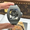 Super Clone Richard Mille RM 55 Richard Mille Bubba Watson Titanium Gray Carbon – — clasp and links