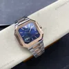 Super Clone Patek Philippe Cubitus 5821/1AR-001 45mm Blue Dial – — movement / caseback view