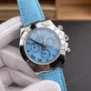 Super Clone Rolex Cosmograph Daytona Ice Blue Roman Dial 116520 – Swiss SuperClone - photo 2