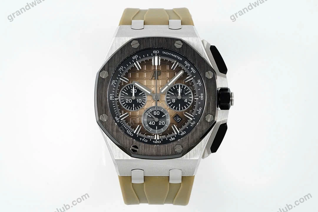 Super Clone Audemars Piguet Offshore Selfwinding Chronograph 26420 42mm Smoke Dial –