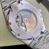 Super Clone Audemars Piguet Royal Oak 15400ST 41mm Blue Dial Stainless Steel Blue Dial — side profile