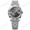 Super Clone Rolex Datejust Rhodium Dial 126334 “Wimbledon” Flutted/Jubilee 41 mm
