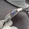 Super Clone Rolex GMT-Master II 126710BLRO “Pepsi” Oyster — on leather display