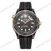 Super Clone Omega Seamaster Diver 210.62.44.20.01.001 42mm Black Dial Ceramic