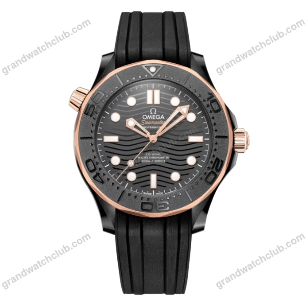 Super Clone Omega Seamaster Diver 210.62.44.20.01.001 42mm Black Dial Ceramic