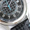 Super Clone Patek Philippe Calatrava 6007A Steel 40mm Black Tiffany Dial — case and bezel