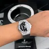 Super Clone Hublot Classic Fusion 40mm Leather Strap Steel — side profile