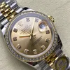 Super Clone Rolex Datejust Gold Dial SRL40 36 mm — view 11