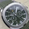 Super Clone Patek Philippe Aquanaut 5261A Moonphase Green 40mm — view 10