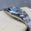 Super Clone Rolex Oyster Perpetual Turquoise Dial 124300 41 mm — clasp and links