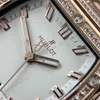 Super Clone Hublot Spirit of Big Bang King Gold White Pavé 662.OE.2080.RW.1604 — clasp and links