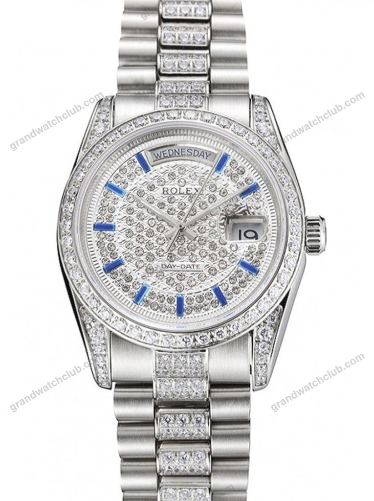Super Clone Rolex Day-Date White Dial REP016824 36 mm