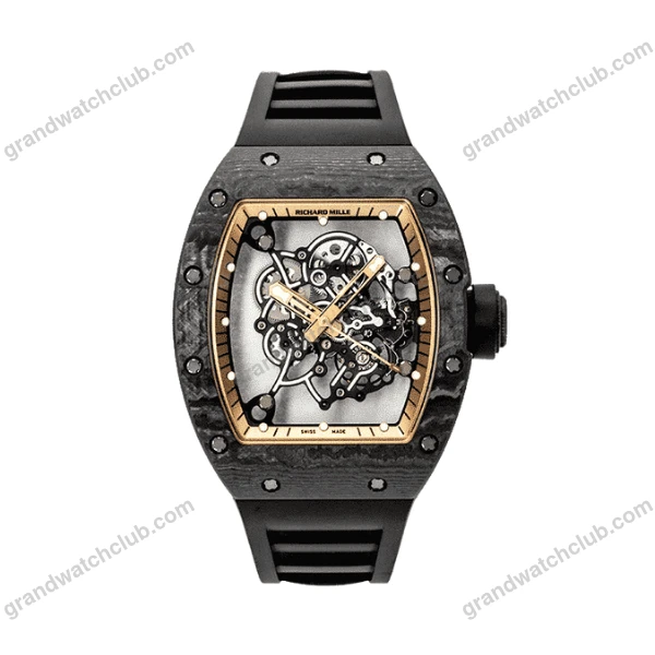 Super Clone Richard Mille RM 55 Richard Mille Asia Manual Winding Bubba Watson 42MM