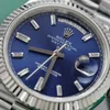 Super Clone Rolex Day-Date Bright Blue Diamond Dial 128239-0069 36 mm — clasp and links