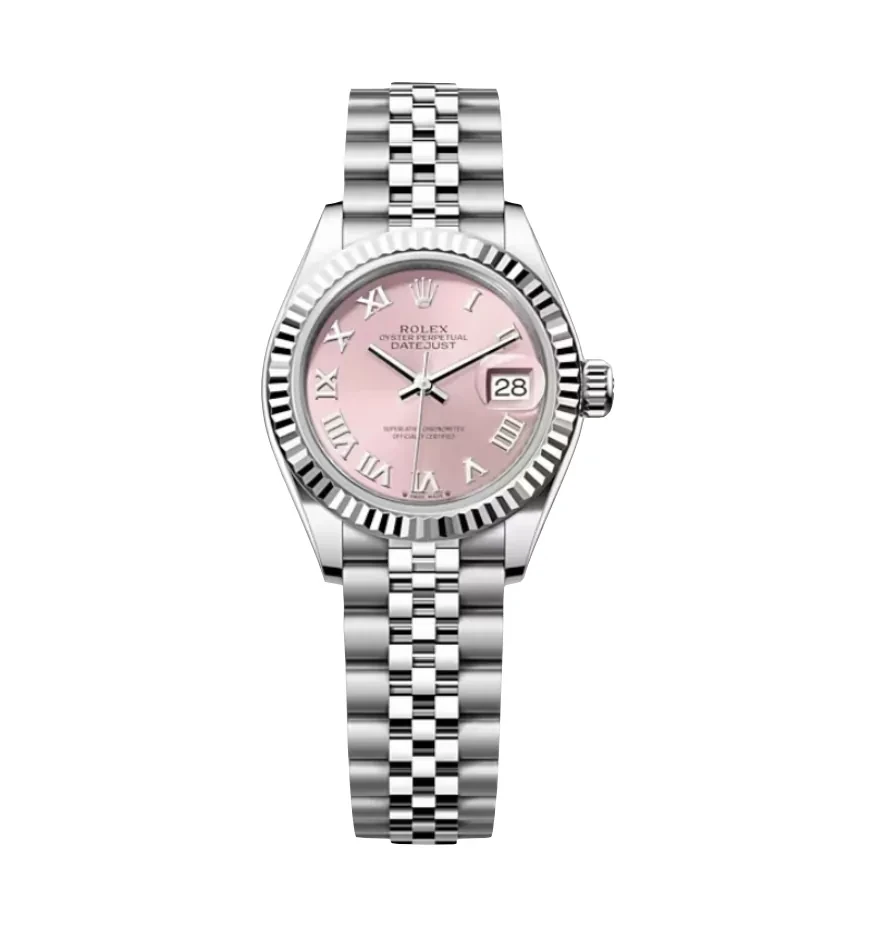 Super Clone Rolex Datejust 31 Pink Roman Dial 1 1