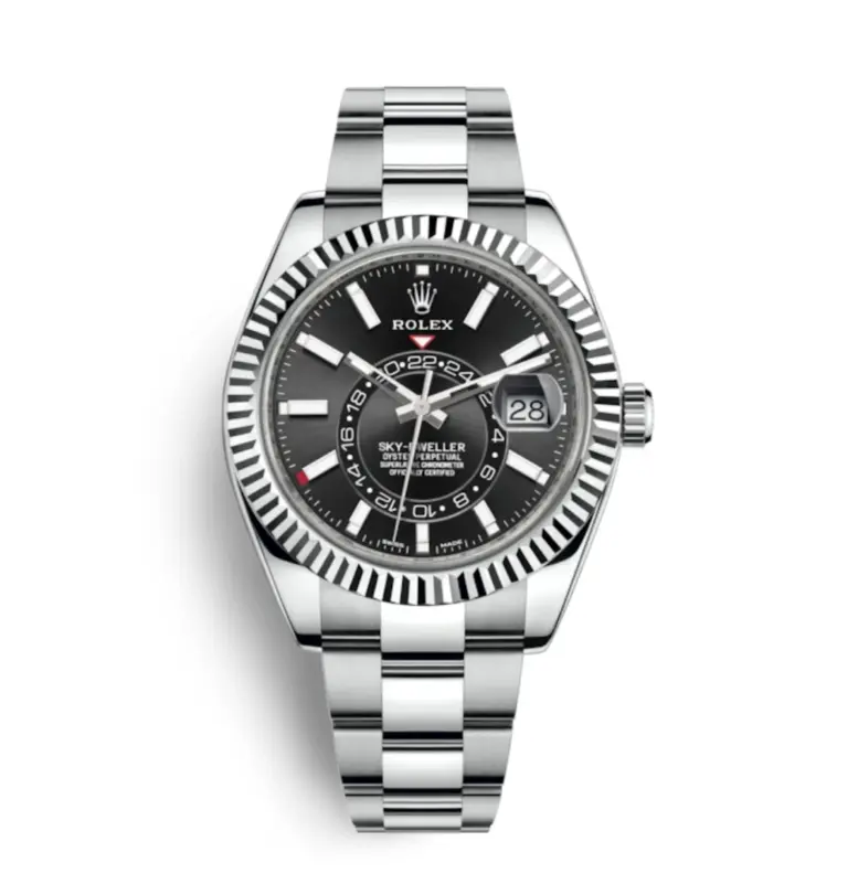 Super Clone Rolex Sky Dweller Black Dial 1