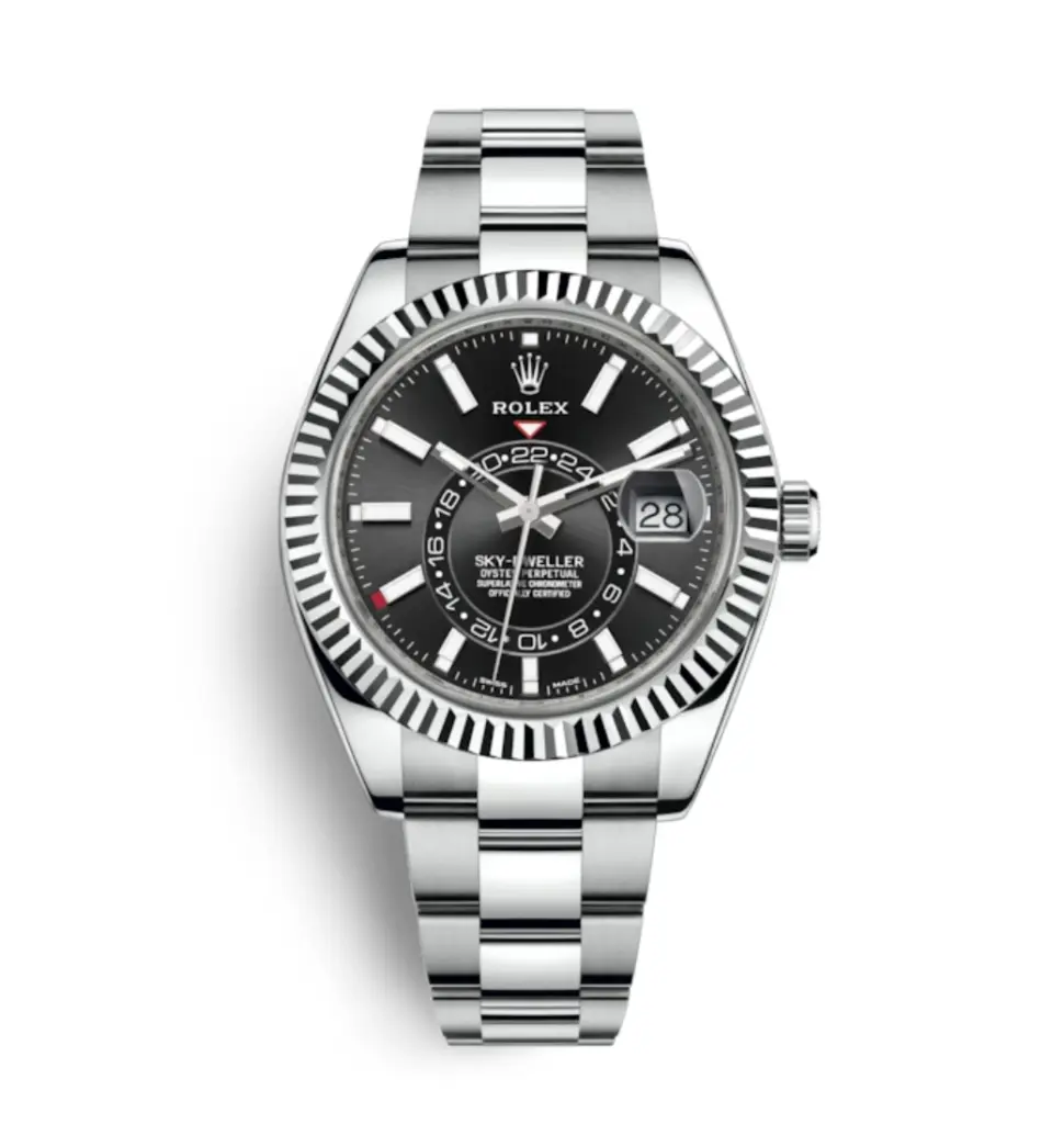 Super Clone Rolex Sky Dweller Black Dial 1