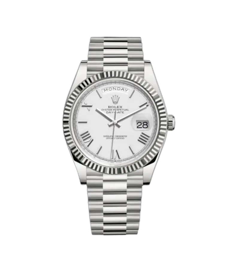 Super Clone Rolex Day Date White Dial 1