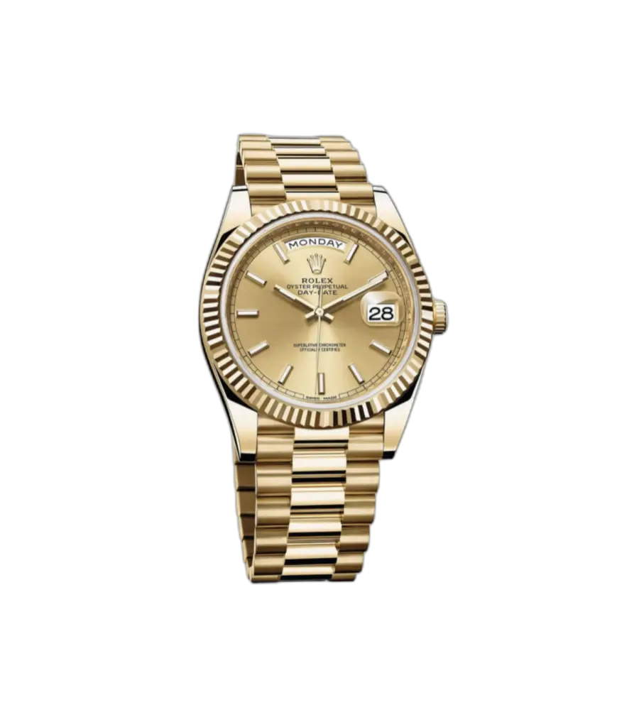 Super Clone Rolex Day Date Gold 1