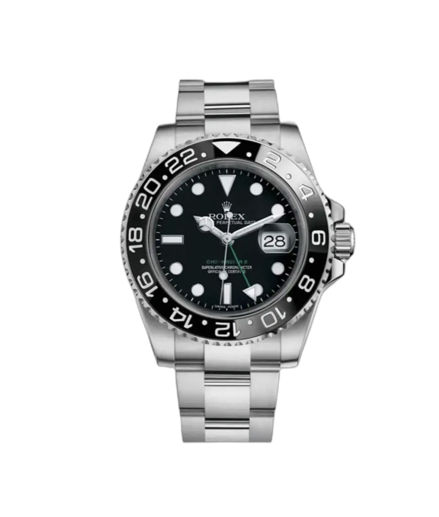 Reduced Super Clone Rolex GMT Master II Black 1