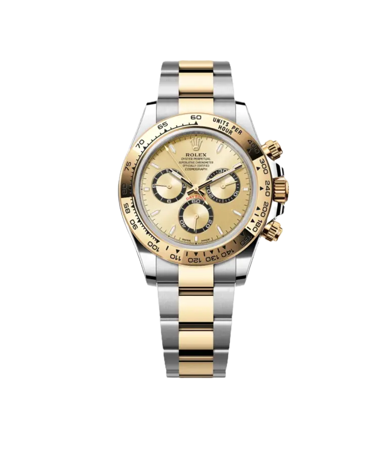 Super Clone Rolex Cosmograph Daytona Golden Black Counter Rings 1