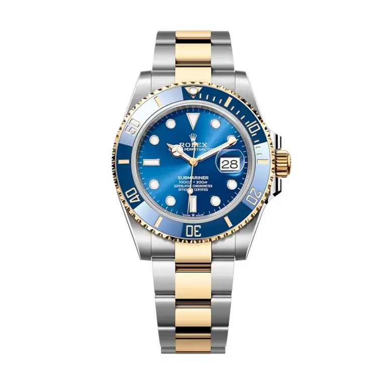 Reduced Super Clone Rolex Submariner Blue Gold 1