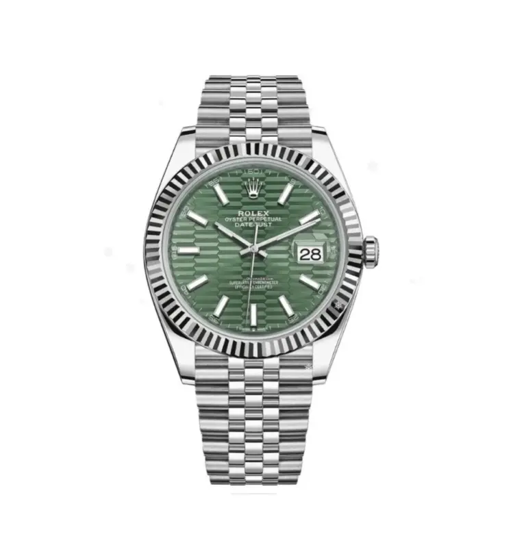 Reduced Super Clone Rolex Datejust Wimbledon Two Tone 1