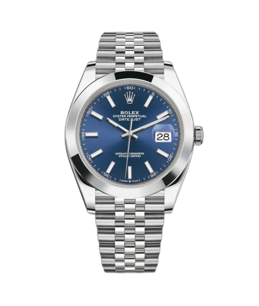 Super Clone Rolex Datejust Blue Dial Jubilee Smooth Bezel 1