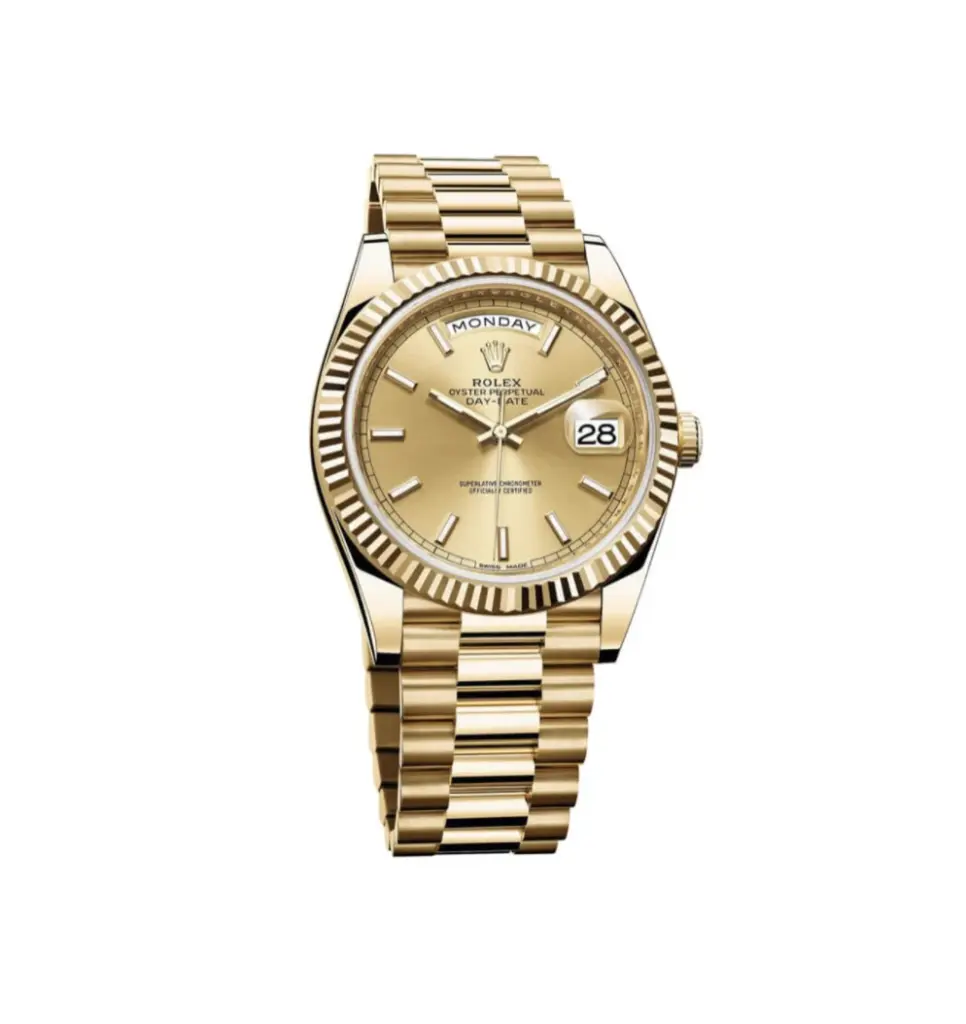 Super Clone Rolex Day Date Gold 1