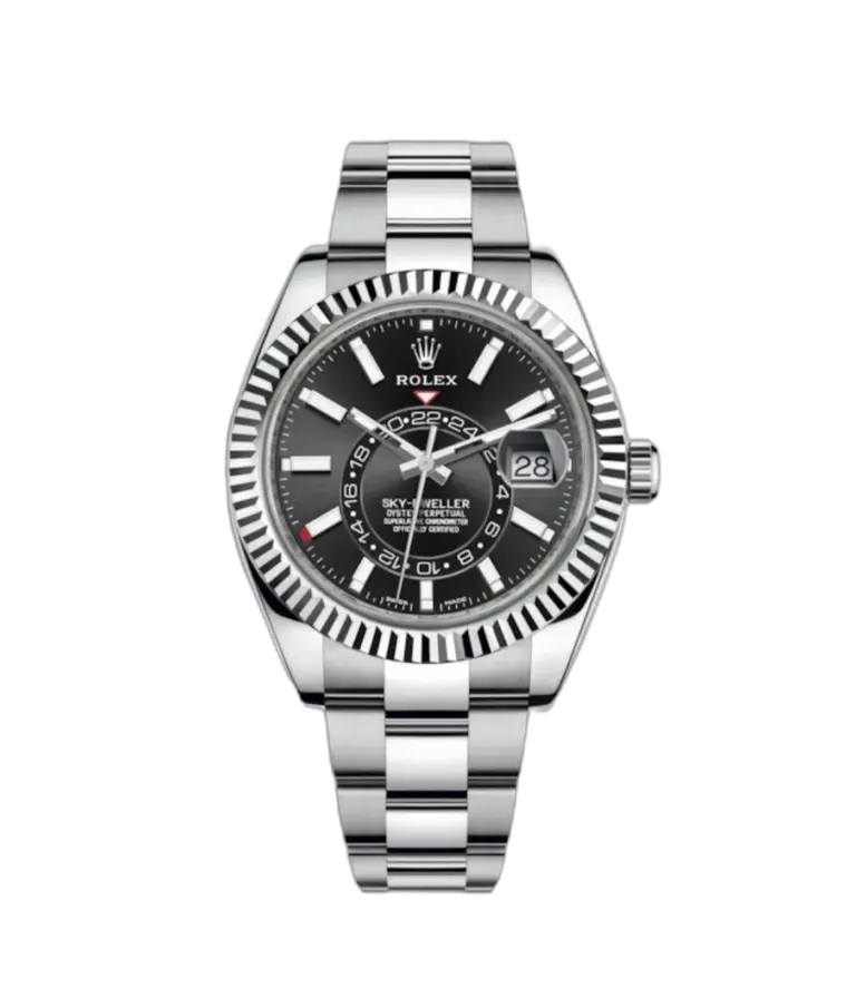 Super Clone Rolex Sky Dweller Black Dial 1