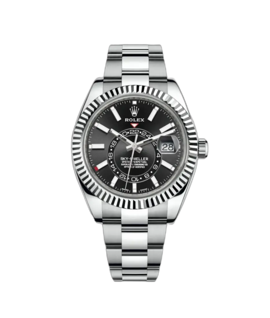 Super Clone Rolex Sky Dweller Black Dial 1