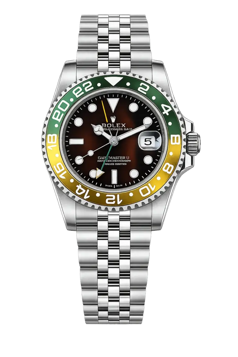 Rolex GMT Master II Sprite Green Yellow Bezel Jubilee Bracelet